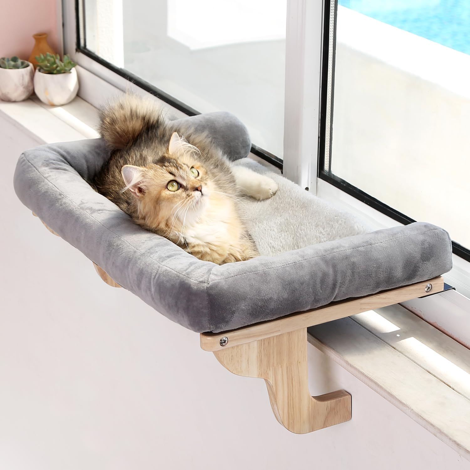 Cat Window Perch - Подставка-лежанка для кошек на подоконник с