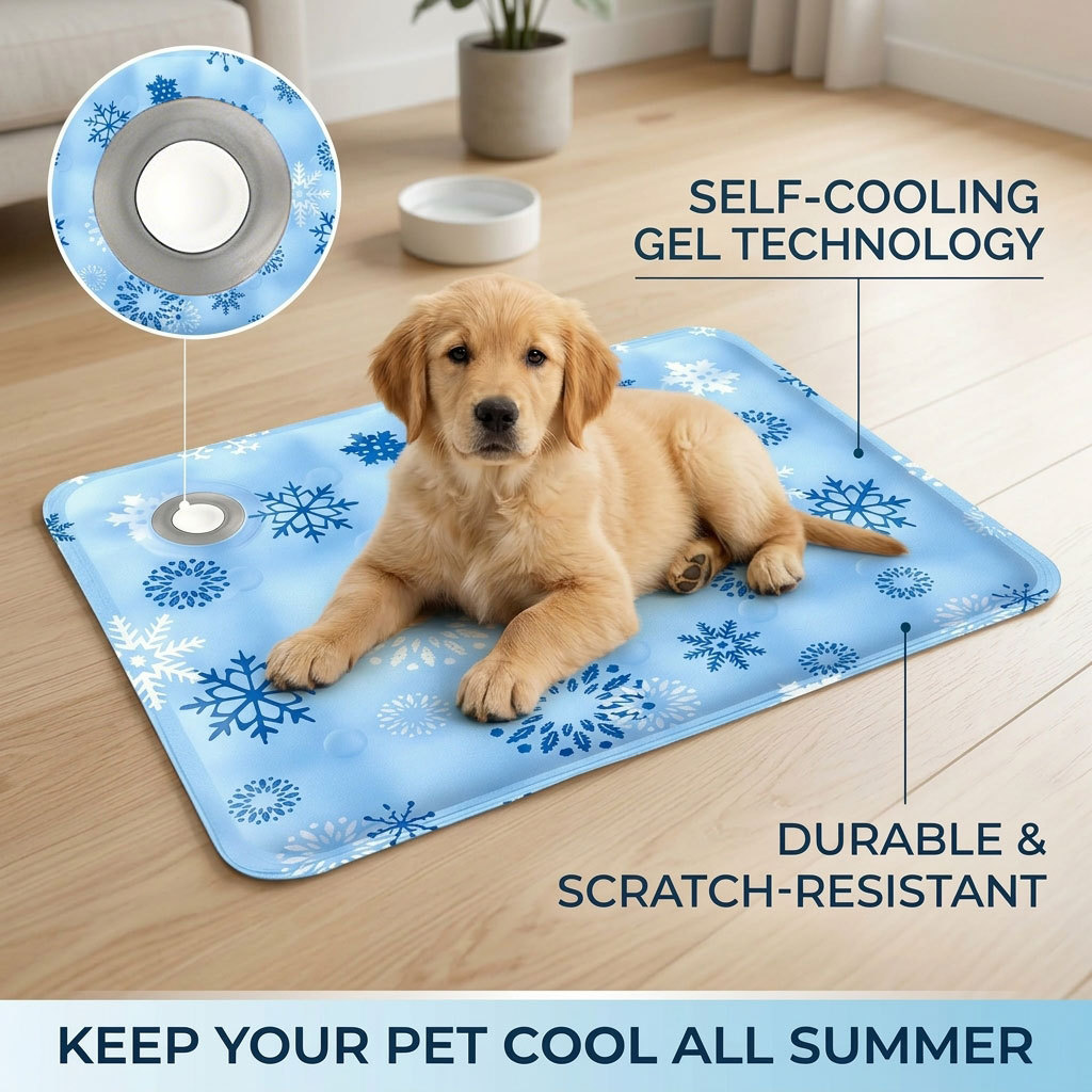 Pet Supplies For Dogs - Летний охлаждающий коврик для животных, ледяной
