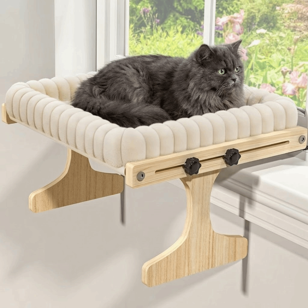 Легко собираемая регулируемая  – обзор и цена Cat Window Perch